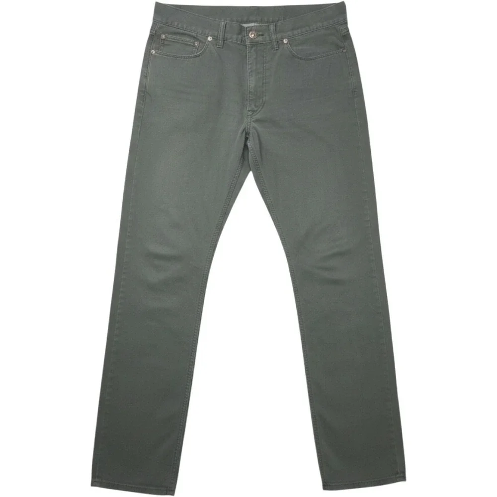 Polo Ralph Lauren Mens 34x32 Straight Leg Dungarees Forest Green Cotton Pants